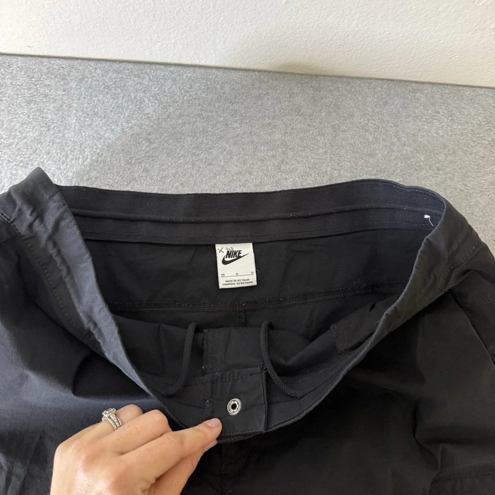 Nike Sportswear Style Essentials Unlined Cargo‎ Active Black Pants Men's 36
